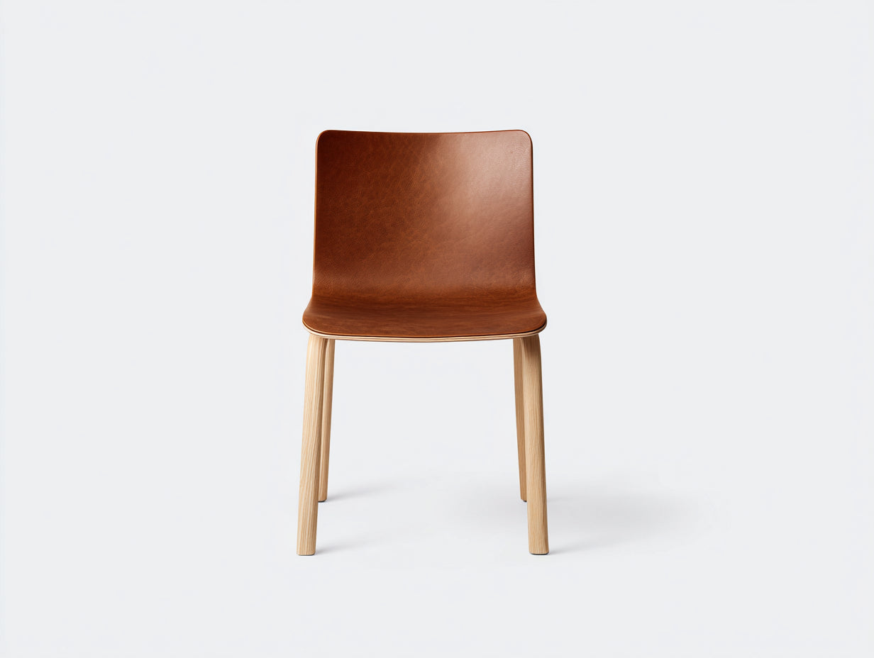 Sillas de comedor madera marrón 45x52x82 cm para comedor - diseño moderno